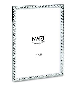 PORTA-RETRATO PRATA EM METAL - 15X20