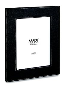 PORTA RETRATO PRETO REVESTIMENTO SINTETICO - 15X20