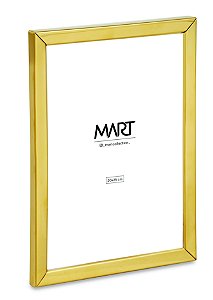 PORTA-RETRATO DOURADO EM METAL - 20X25