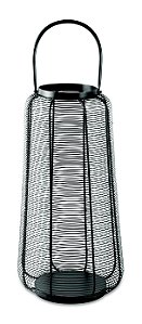 LANTERNA PRETA EM METAL