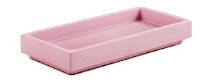 BANDEJA ROSA EM CIMENTO