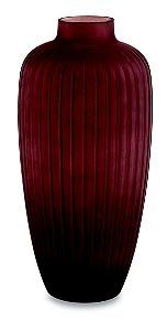 VASO MARSALA EM VIDRO