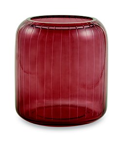 VASO MARSALA EM VIDRO