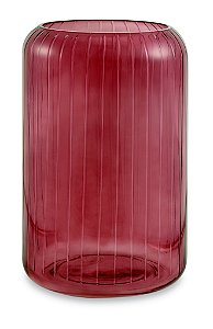 VASO MARSALA EM VIDRO