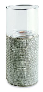 VASO OFF WHITE EM CERAMICA