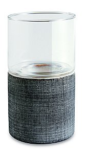 VASO PRETO EM CERAMICA