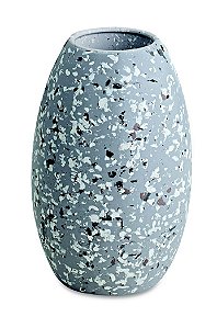 VASO CINZA EM CERAMICA