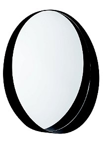 ESPELHO PRETO EM METAL
