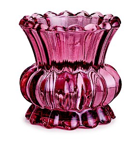 VASO MARSALA EM VIDRO