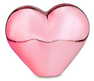 CORACAO ROSE GOLD EM CERAMICA