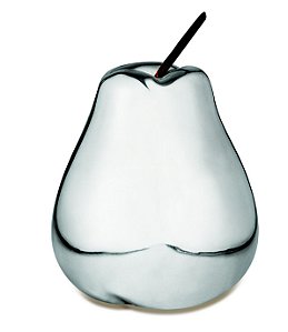 PERA PRATA EM CERAMICA