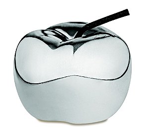 MACA PRATA EM CERAMICA