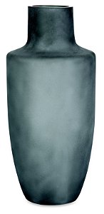 VASO CINZA EM VIDRO
