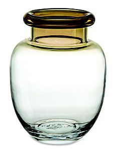 VASO DEGRADE FUME EM VIDRO
