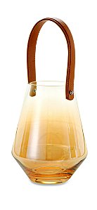 LANTERNA CHAMPANHE EM VIDRO