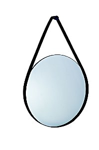 ESPELHO PRETO EM METAL