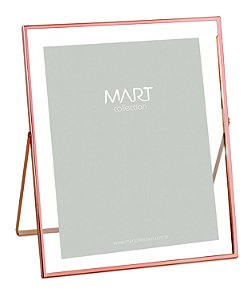 PORTA-RETRATO ROSE GOLD EM METAL - 20X25