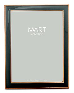 PORTA-RETRATO CINZA EM METAL - 15X20