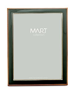 PORTA-RETRATO CINZA EM METAL - 10X15