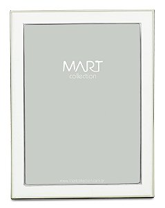 PORTA-RETRATO BRANCO EM METAL - 15X20