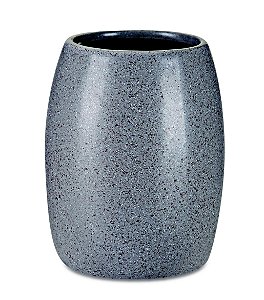 KIT PARA BANHEIRO CINZA EM CERAMICA - 3 PCS