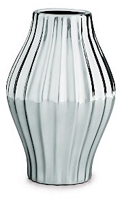 VASO PRATA EM CERAMICA