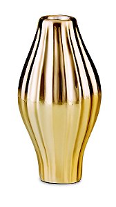 VASO DOURADO EM CERAMICA