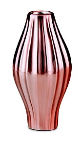 VASO ROSE GOLD EM CERAMICA