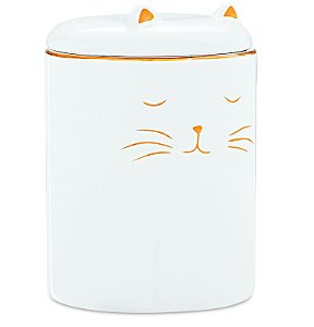 POTE GATO EM CERAMICA
