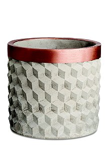 KIT CACHEPOT EM CIMENTO - 3PCS