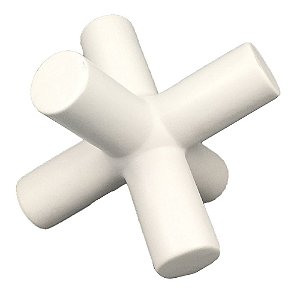 PECA DECORATIVA DE CERAMICA BRANCO FOSCO 20CM X 16CM X 13CM