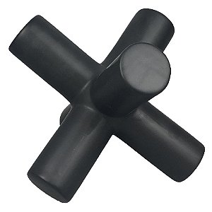 PECA DECORATIVA DE CERAMICA PRETO FOSCO 20CM X 16CM X 13CM