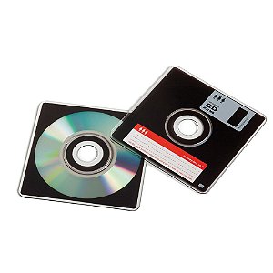CD R 200MB GRAVAVEL FORMATO DISQUETE 8,8 X 8,8  CM
