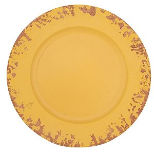 SOUPLAT DE PLASTICO AMARELO 33CM X 33CM X 2CM