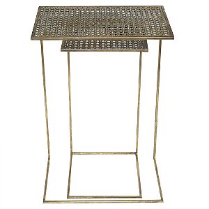 CONJ. DE MESA LATERAL METAL - 2PCS