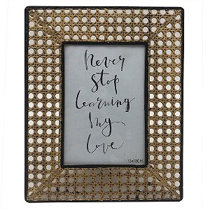 PORTA RETRATO DE TRELICA  22CM X 27,5CM X 1CM