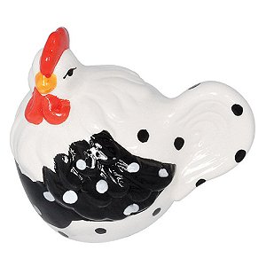 GALINHA DECORATIVA DE CERAMICA