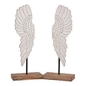 CJ. DE PECAS DECORATIVAS COM FORMATO DE ASAS - 2PCS