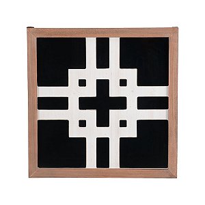 QUADRO DE MADEIRA COM DESENHOS GEOMETRICOS