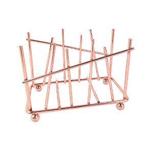 PORTAGUARDANAPO DE METAL COBRE 11CM X 6CM X 8,5CM