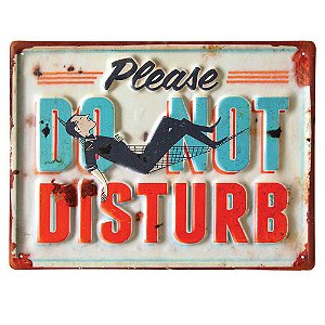 PLACA DECORATIVA DE METAL 30CM X 40CM X 0,5CM