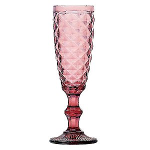 CJ TACAS DE CHAMPAGNE DE VIDRO MARSALA  6 PCS 5,8CM X 19,8C