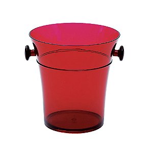 BALDE DE GELO ACRILICO - VERMELHO