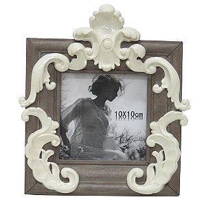 PORTA RETRATO DECORATIVO  - FOTO 10X10 CM  - 18X20 CM