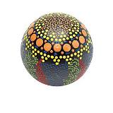 BOLA DECORATIVA DE MADEIRA- ESTRELA