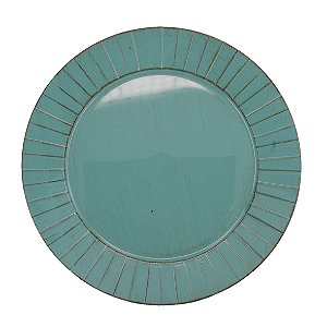 SOUPLATS EM PLASTICO VERDE 33CM X 2CM