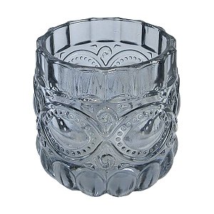 CJ DE CASTICAIS DE VIDRO FUME  4PCS 6,7CM X 7CM