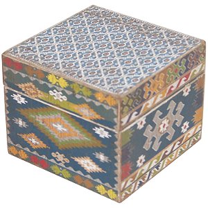 CAIXA DE MADEIRA - 10X10X8 CM