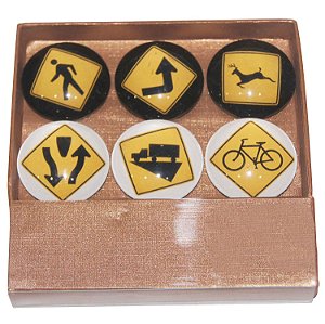 CJ DE PESOS PARA PAPEL - 6 PCS - 12 CM