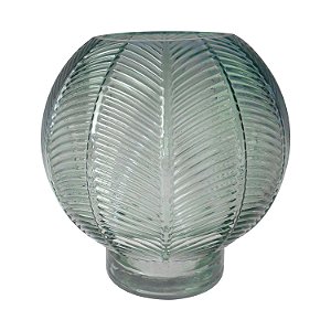 VASO DE VIDRO TRANSPARENTE 15CM X 16,5CM
